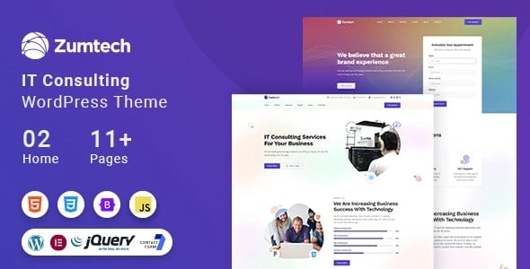 Zumtech – IT Solutions & Technology WordPress Theme